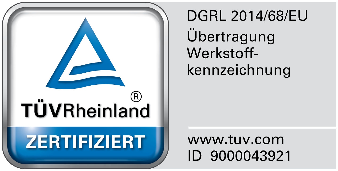 TÜV Rheinland zertifiziert